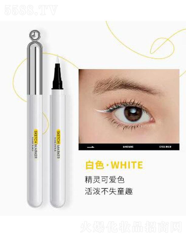 莎琪麗彩色眼線筆05白色